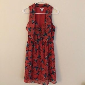 Coral Song Bird Dress